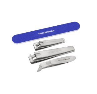 Blue Nail File Stainless steel nail clipper toenail clipper and mini cuticle nippers 