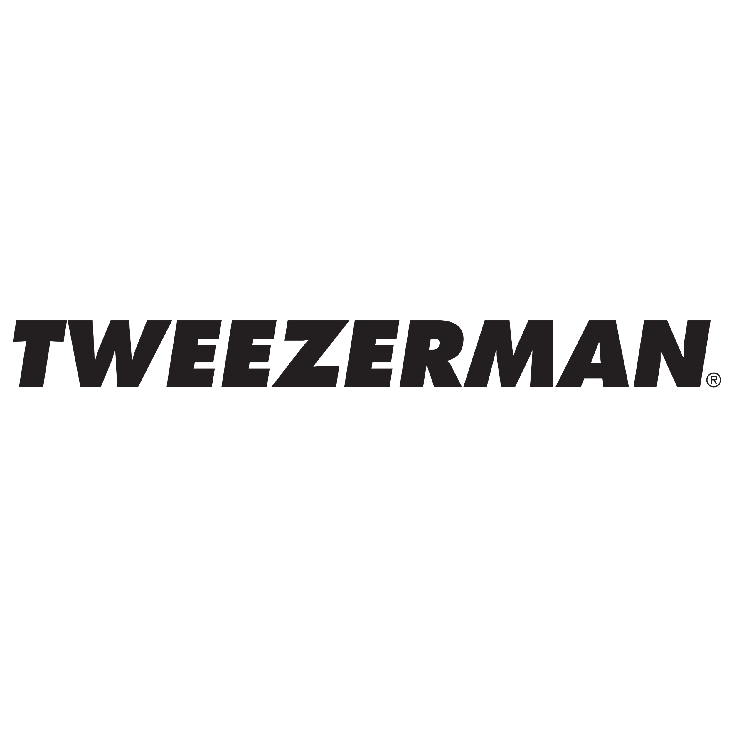 Stainless Steel Classic Slant Tweezer on white background