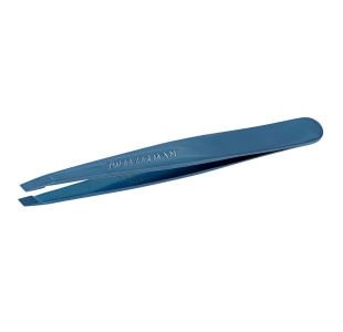 Blue Slant Tweezer