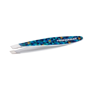 Blue Mosaic Mini Slant Tweezer